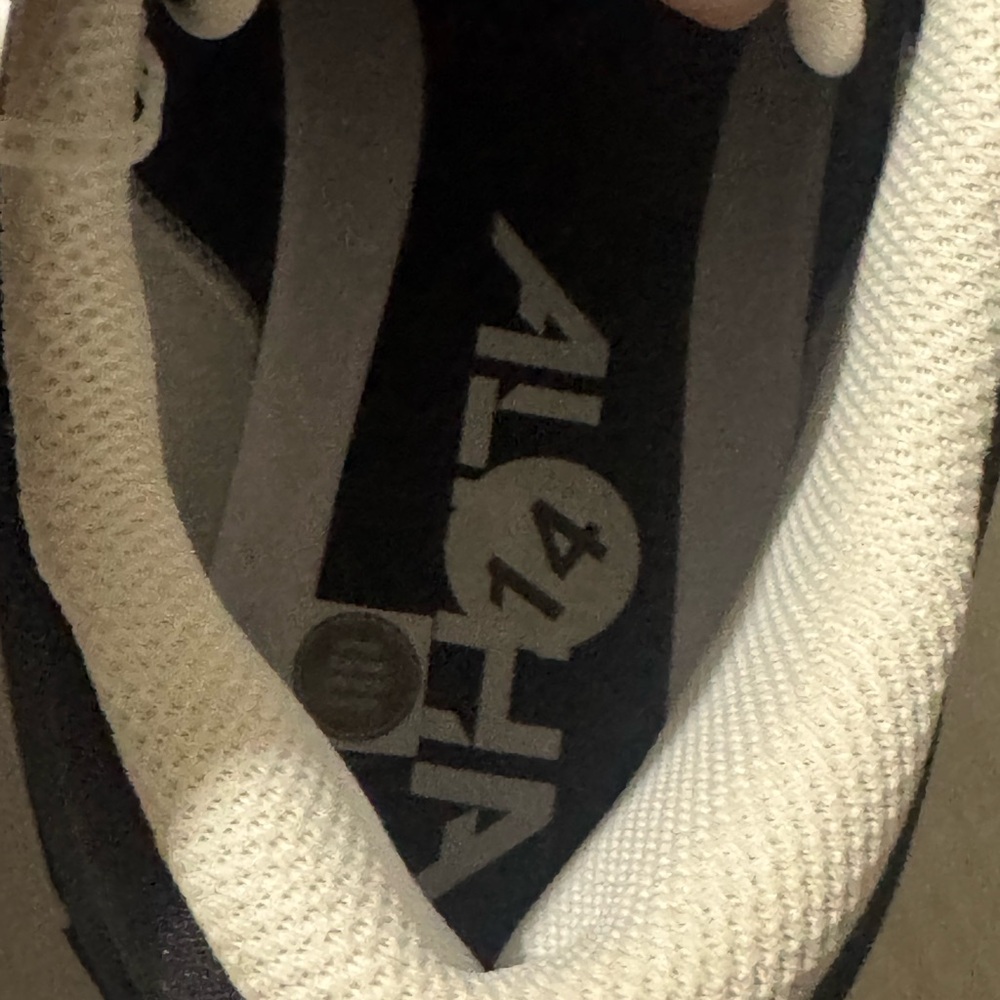 Nike Alpha Menace pro 4 Black white and Gray football cleats size 14 new - Picture 9 of 9